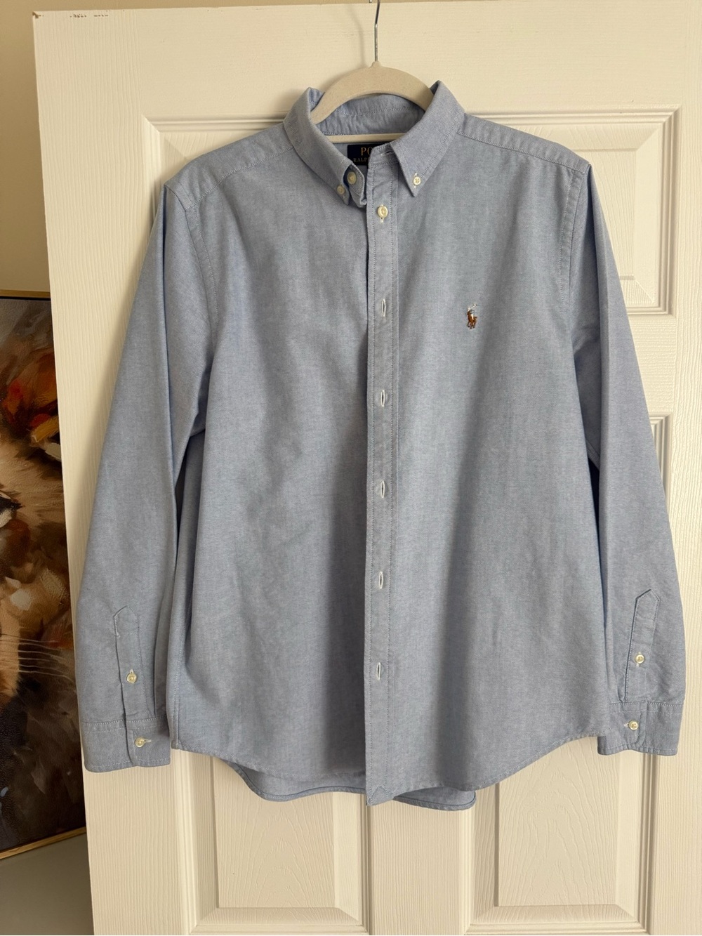 Polo by Ralph Lauren Classic Light Blue Button-Down Oxford Shirt Kids X Large